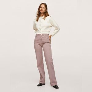 Mango | Kaia High Rise Straight in Lilac Size 1